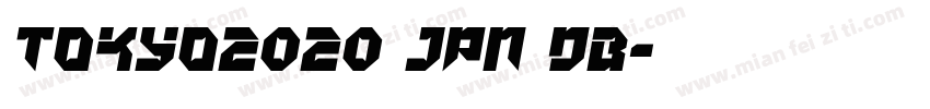 TOKYO2020 JPN DB字体转换
